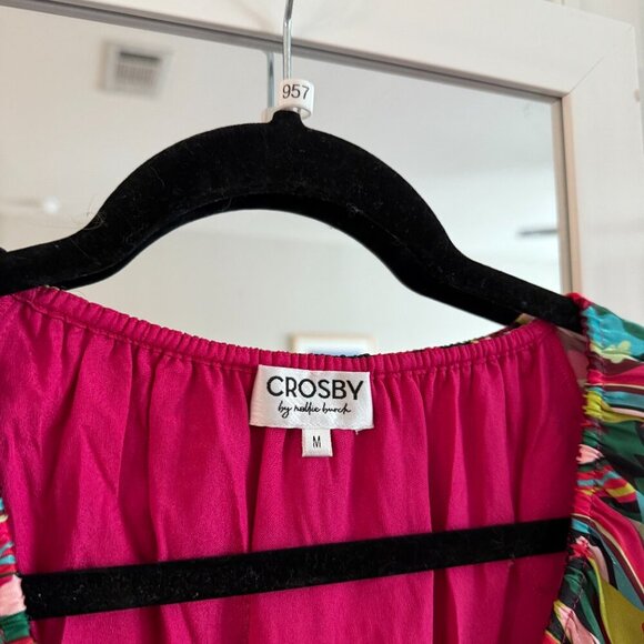 Crosby by Mollie Burch Holland Dress Size Medium Color Pink - Picture 3 of 7